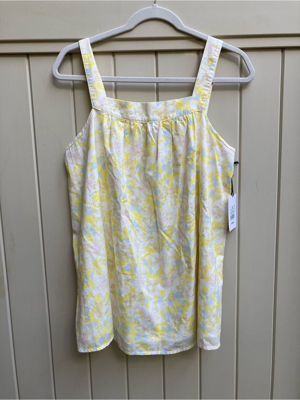The Nines by Hatch Target maternity summer top yellow MED NWT cottagecore floral